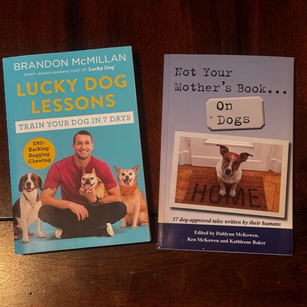 2 Dog Books: Lucky Dog Lessons Book & NYMB on Dogs